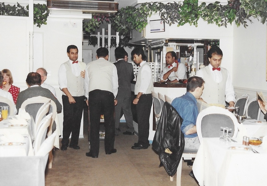 Babur's dining room, 1985