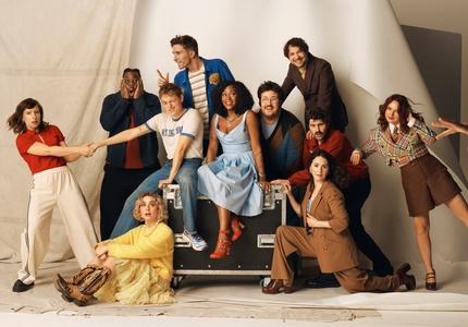 Back L-R: Hammed Animashaun, Larry Dean, George Fouracres.
Middle L-R: Celeste Dring, Jack Shep, Ayoade Bamgboye, Al Nash, Paddy Young, Ania Magliano.
Front L-R: Annabel Marlow, Emma Sidi