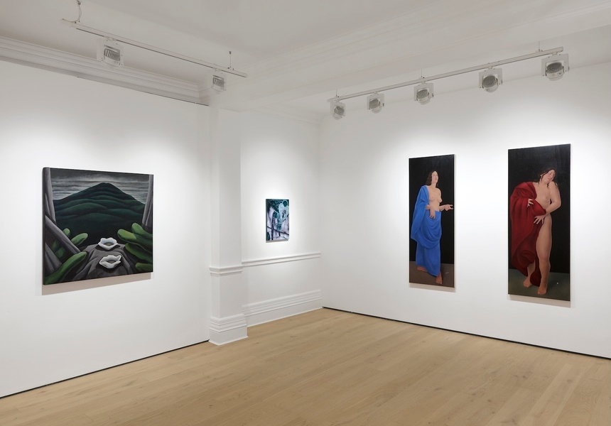 Installation View: Unveiled Desires: Fetish & The Erotic in Surrealism, 1880–Today, Richard Saltoun Gallery London, 2026. ©️ Kristof Jeney. Courtesy of Richard Saltoun London, Rome and New York.