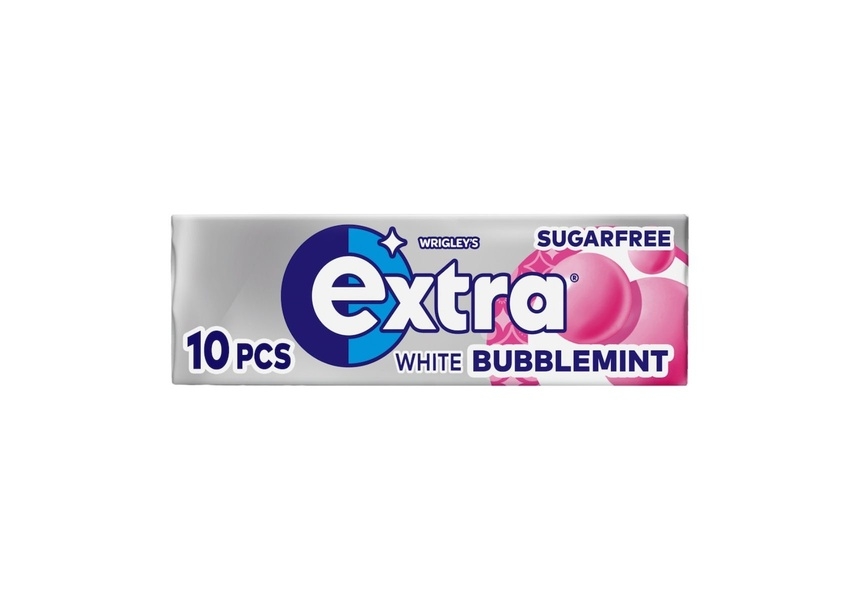 Wrigley’s Extra White Bubblemint chewing gum