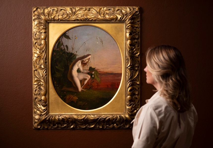 Gallery view of ‘Richard Dadd: Beyond Bedlam’ at the Royal Academy of Arts, 25 July - 25 October
2026, showing ‘The Haunt of the Fairies’, c. 1841 by Richard Dadd. Artwork: Private collection c/o
Martin Beisly Fine Art. Photo: © Royal Academy of Arts, London / David Parry