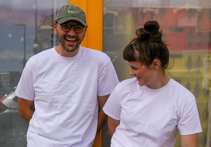 David Wright and Hannah Frost