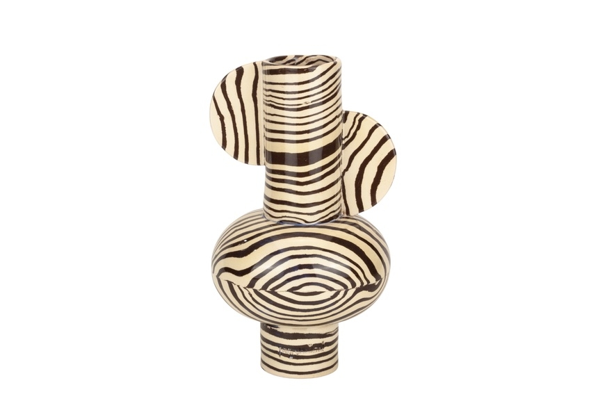 Henry Holland Studio brown and white marble Profumo vase