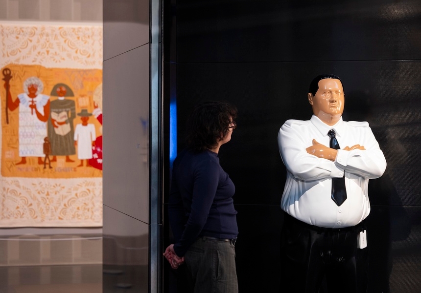 Installation view of Rising Voices: Contemporary Art from Asia, Australia and the Pacific. Photo: David Parry for the V&A