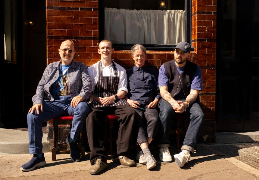 L-R: Jon Spiteri, Lorcan Spiteri, Melanie Arnold, Fin Spiteri
