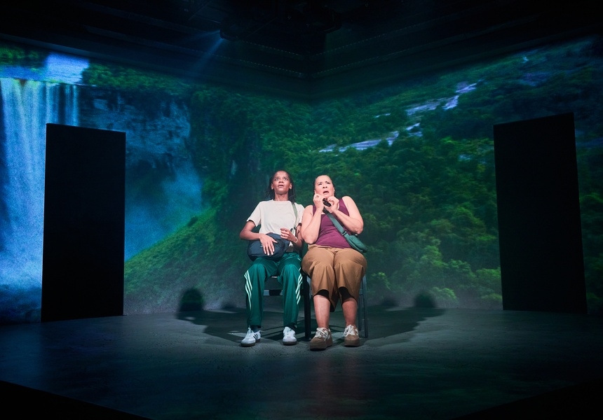 Golda Rosheuvel and Letitia Wright