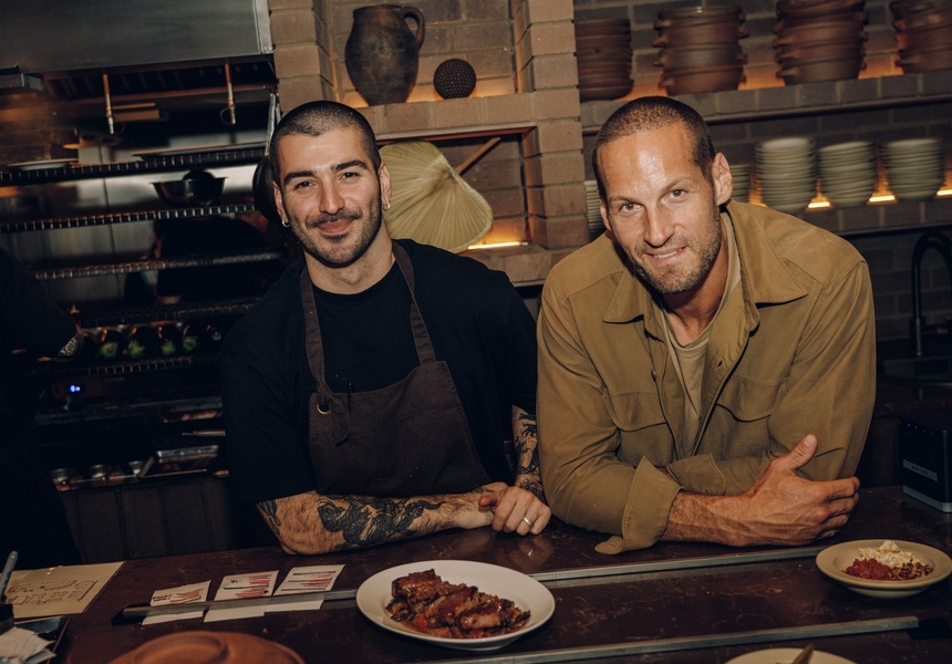 L-R: Sertaç Dirik, David Carter. Photo: Jamie Chung