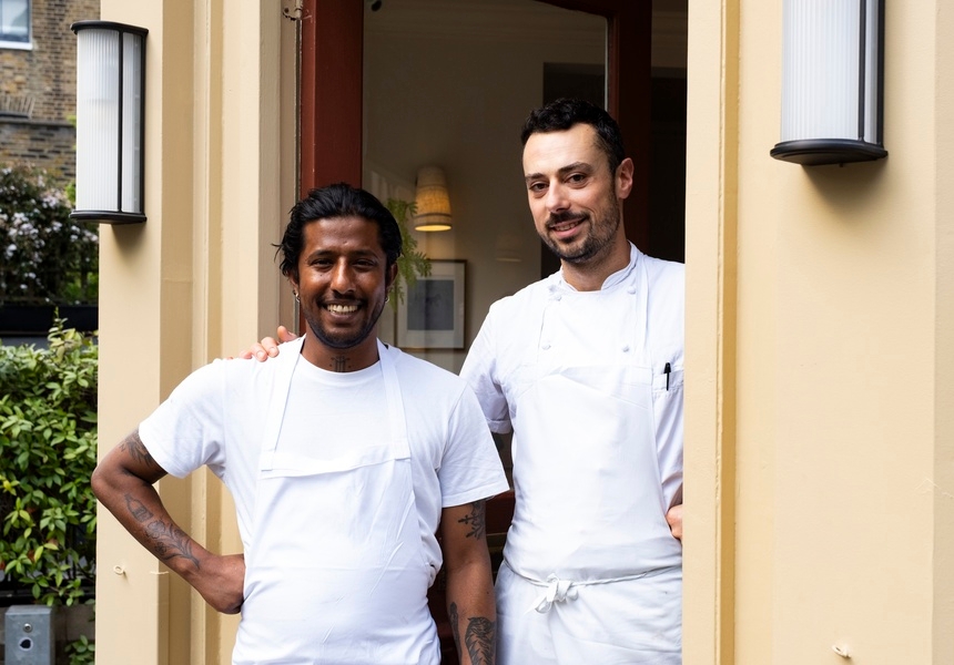 L-R: Naz Hassan, Alessandro Boscolo