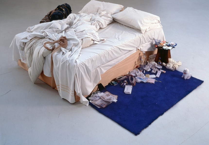 Tracey Emin My Bed 1998 © Tracey Emin. Photo credit Courtesy The Saatchi Gallery, London Photograph by Prudence C